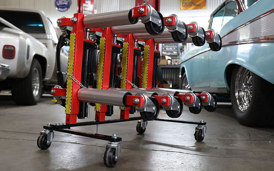 Cztery hydrauliczne wózki do pozycjonowania pojazdów 200 funtów