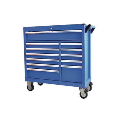 Tool Cabinet: 11-Drawer, 350kg Load, 6" Casters for Garage/Workshop/Warehouse